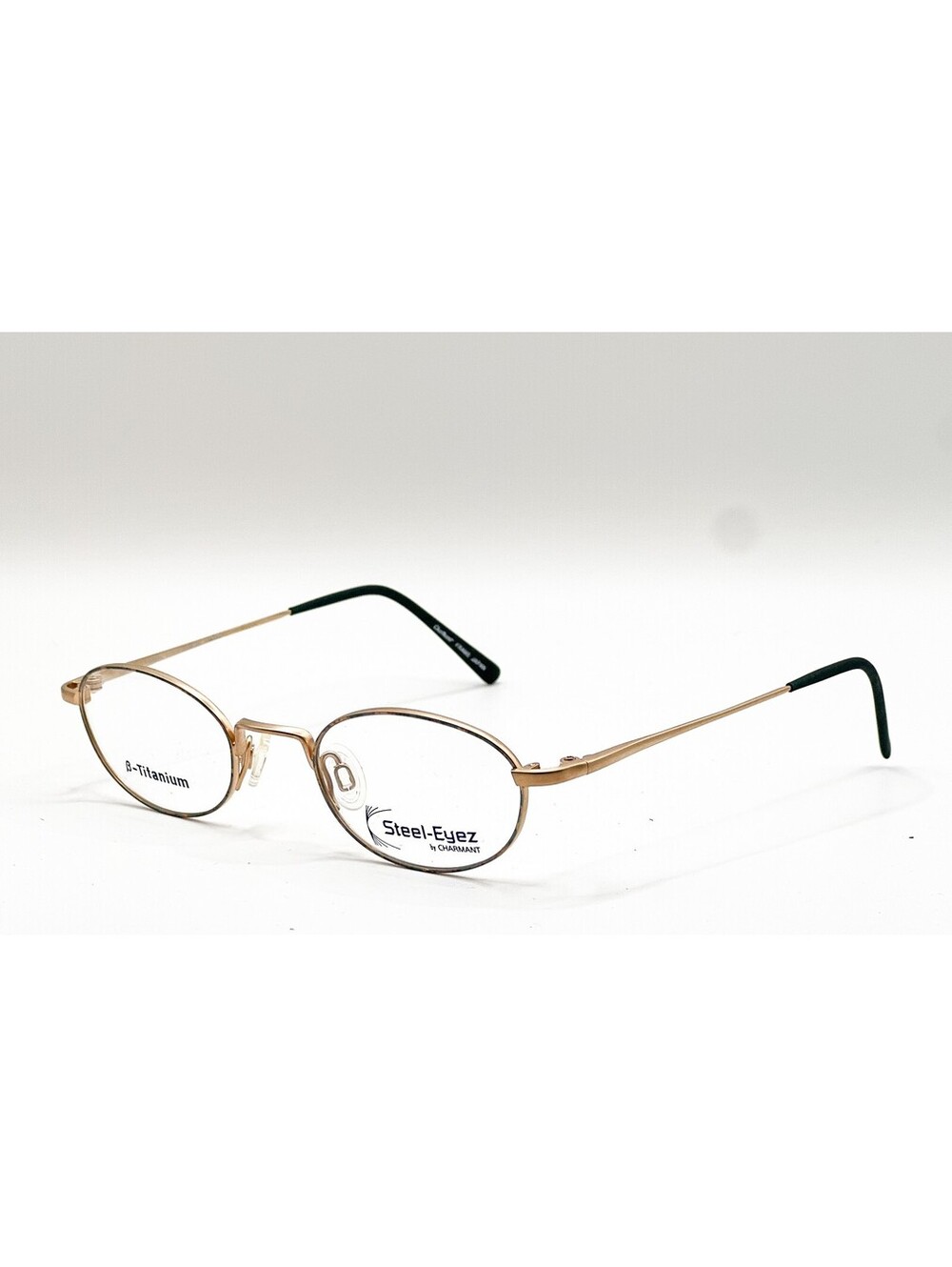 Steel Eyez CH8379 TV Gold And Green Full Rim Authentic Eyeglass Frames 45-21-135